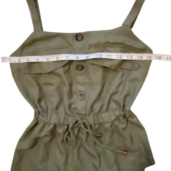 Charlotte Russe Olive Green mini sleeveless dress size medium - Picture 5 of 5